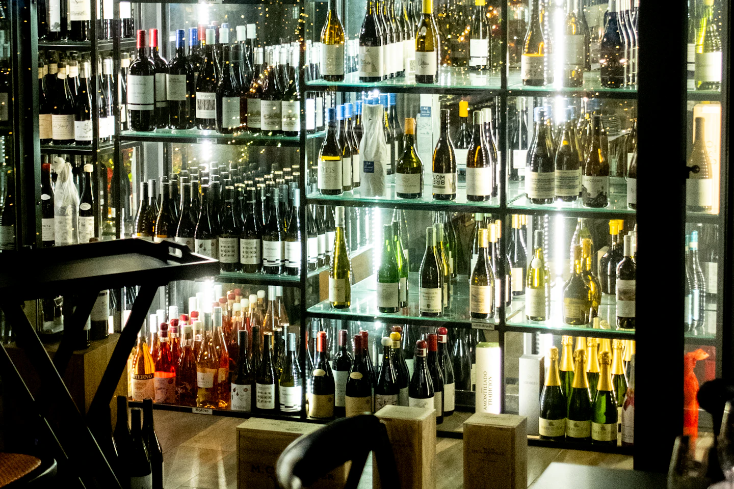 Restaurant drinks selection