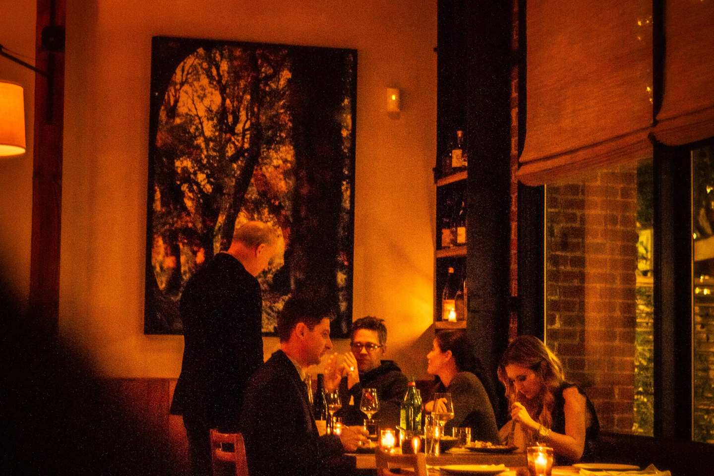 Guests enjoying Dinner